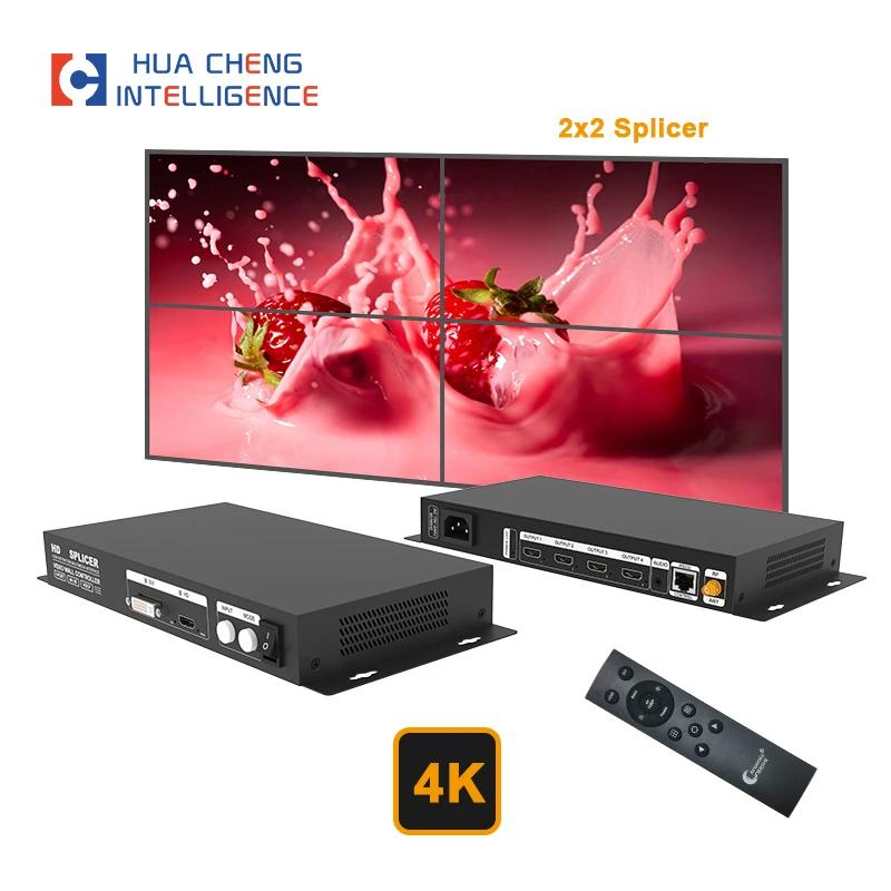 HVS 4K LCD LED TV   HD Ʈѷ, ö̼ 2x2, 3x3 ũ μ,  , Ʈ PC TV 